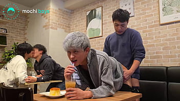 Blowjob and Sex in the Public Cafe