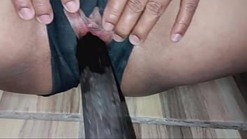 Petite tight puffy peach babe anal play