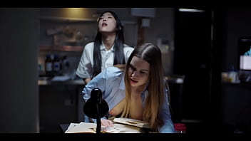 Shemale Scientist Gets Lab Infection and Grows Futa Cock - Asian Trans Fucks All Natural Russian Girl Creampie