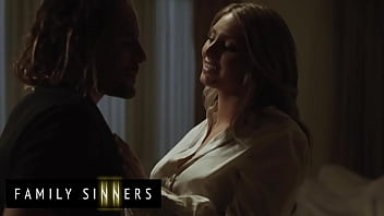 FAMILY SINNERS - Playful MILF Uses Her Big Round Tits To Fuck Her Son-In-Law'_s Dick And Shoot His Hot Load