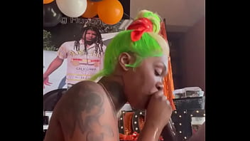 Happy birthday gift from my mouth