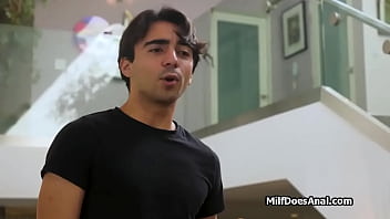 Anal fun with kinky mature wife at home