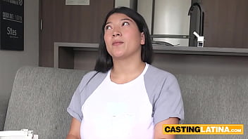 Sexy big ass Latin girl Kaori gave a perfect blowjob and perfect tit job