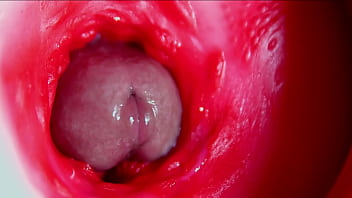 Juicy beautiful pussy squelches inside ASMR close-up inside the anus