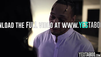 Petite ebony MILF catches cheating BBC husband and dominates him