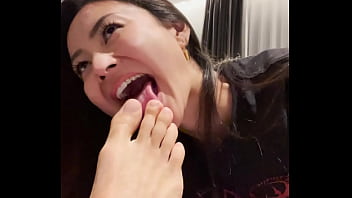 Asian Goddess Rae Lil Black Worships My Feet Before Fucking