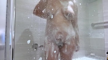 Big Tits Indian MILF Finger Pussy while bathing