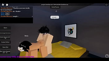 Thicc bitch gets fucked in a rich guy'_s dorm [ROBLOX]