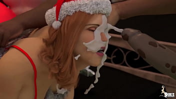 Thick wife Mrs Keagan gangbanged for Christmas