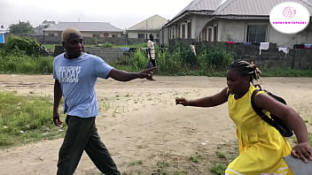 HORNY STUDENT RUNS AFTER THE BLACK TEACHER TO TRADE SEX FOR SCORES. SEE FULL VIDEO ON RED