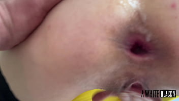 My neighbor'_s new wife gets her tight ass and stretches herself with a thick cock