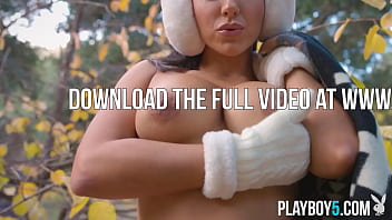 Curvy Arab MILF Lena The Plug exposes hot naked body for Playboy