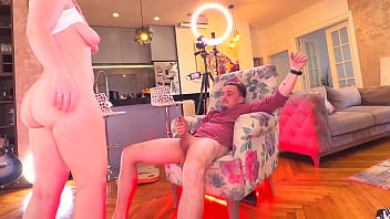 Prepared a surprise for a girl! A dick instead of pizza! What could be tastier?