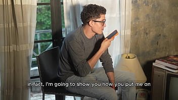 LorenaDoll fucks nerd PipeBoy after sexy texting mistake and rides his big cock in cowgirl and doggy