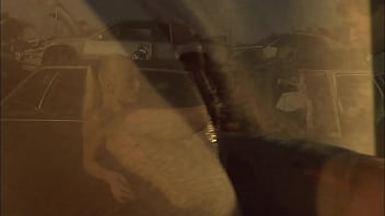 Crazy, passionate fuck at the car scrapyard