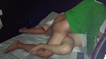 Asian chubby pregnant women sex in hotel.