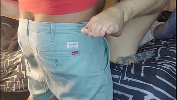 Dildo fucking my 18 year old stepdaughter while my wife is at the spa