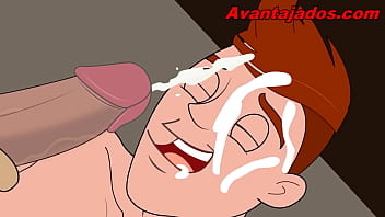 Desenho Porno Gay o Bundudo na Cabana