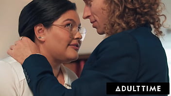 ADULT TIME - Curvy Girl Karla Lane CAUGHT Fucking Cheating Boss By Big Naturals Wife Sarah Arabic!