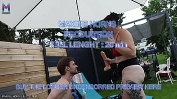 MILF dominates and stretches my ass with a huge strap-on