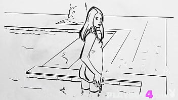 Petite natural babe Hilary C exposing hot all natural body after striptease