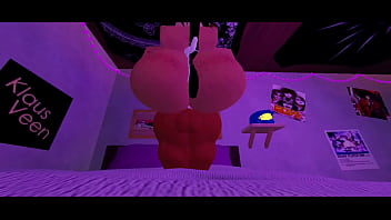 Roblox Condo | Chica Gata es ferozmente pre&ntilde_ada por un Chico Conejo