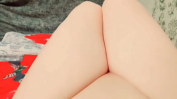 OILED KNEELING Ladyboy Smooth White Skin Cute Legs Hot Big Tits Natural Beauty Sissy Femboy Model