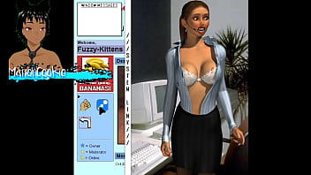Up the wazoo - Found this game where you mess a office lady and it is something with very old style type internet