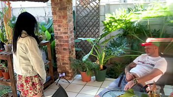 Mutual masturbation outdoor with my stepsis