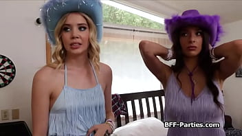 Super desperate bffs fucking for spare tickets