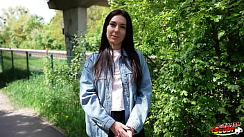 GERMAN SCOUT - Fit Slim Teen Viks Angel Pick Up for Hard Casting Fuck in Germany