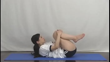 Anri Okita nude yoga