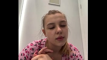 Extreme masturbating in the locker room