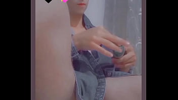 Vibe of a handsome guy with a big dick who is having fun with his anal hole