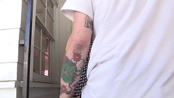 He pulls her hair back as he skull fucks her, getting her ready for the real thrusts that...