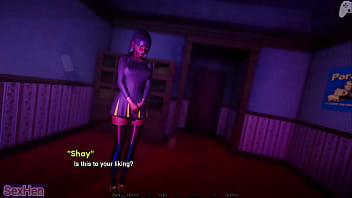 Wet horny girl can'_t resist and gets penetrated by my big erect penis to get cum inside and be filled | That New Teacher | Hentai Games P3