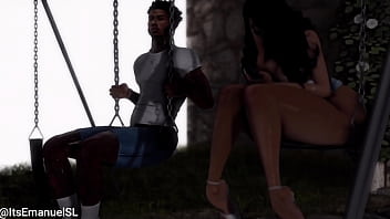 Fucking on the swing set | Second Life |