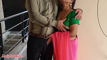 Young desi bhabhi pleased the landlord by getting her pussy and ass fucked