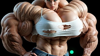 How buff will she get? Massive muscle growth for Abigail Arcane! AI