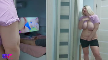 Stepdaughter with big tits spies on stepdad part 4