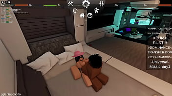 Slut fucks daddys big dick in roblox