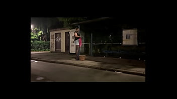 Sissy Intro and playing as street slut outside