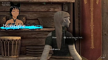 Skyrim B and L mod - Found an interesting woman with huge tits and big ass