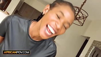 Real Tight Black Babe Pussy Railed POV Rough Missionary By Big White Cock