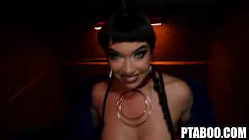 Little Puck&rsquo_s Big Tits Ravaged at Wild Underground Creampie Orgy