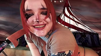 DEEP AND PASSIONATE THROAT BLOWJOB FROM A REDHEAD COSPLAYER