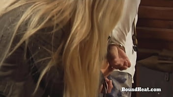 Big Butt Busty Lesbian Slave Moans From Madames Hands