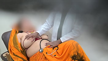 Doctor checking patient and got tempted