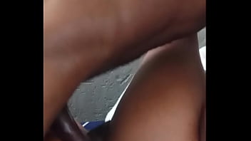 Bubble butt ebony teen taking backshots