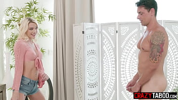 Naughty blonde Kenna James wants to watch boyfriend while he masturbates